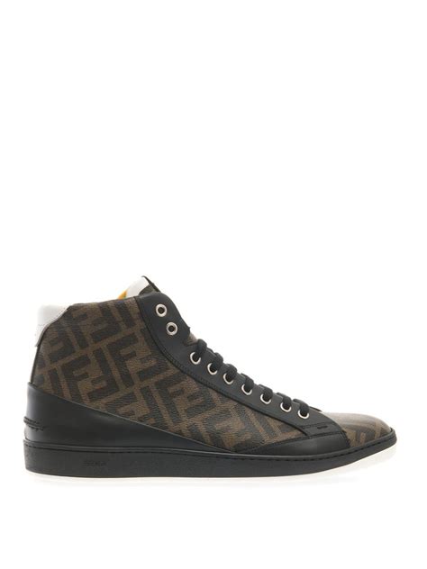 cheap fendi trainers|fendi high top sneakers men's.